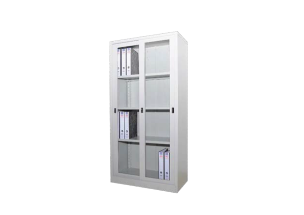 M119 Height Glass Sliding Door Cabinet