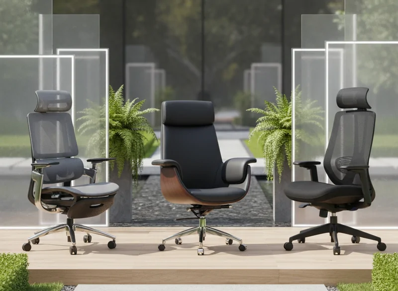 Modern ergonomic office chair Malaysia in a contemporary workspace